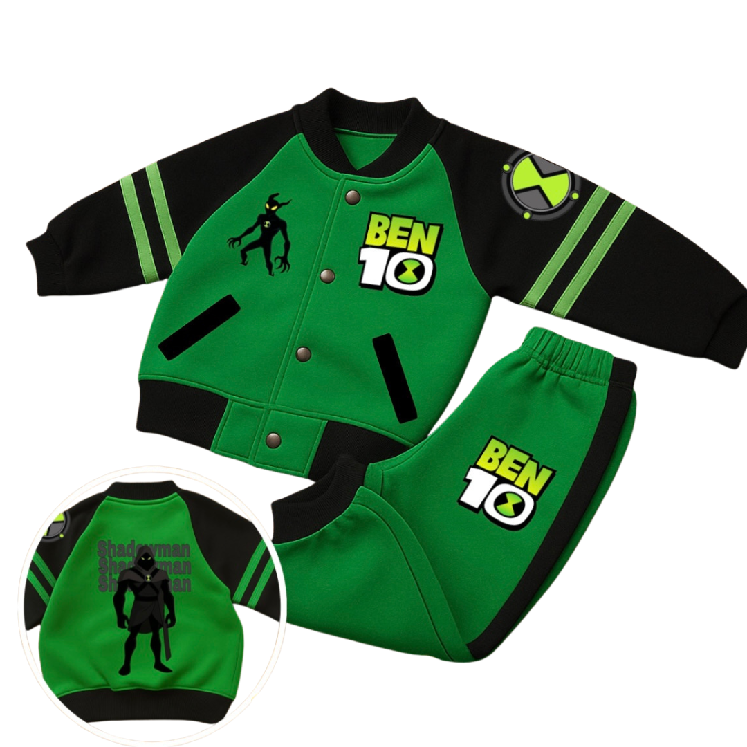 Chaqueta Varsity niño talla 0-6M - 10 Ben 10 Sombra