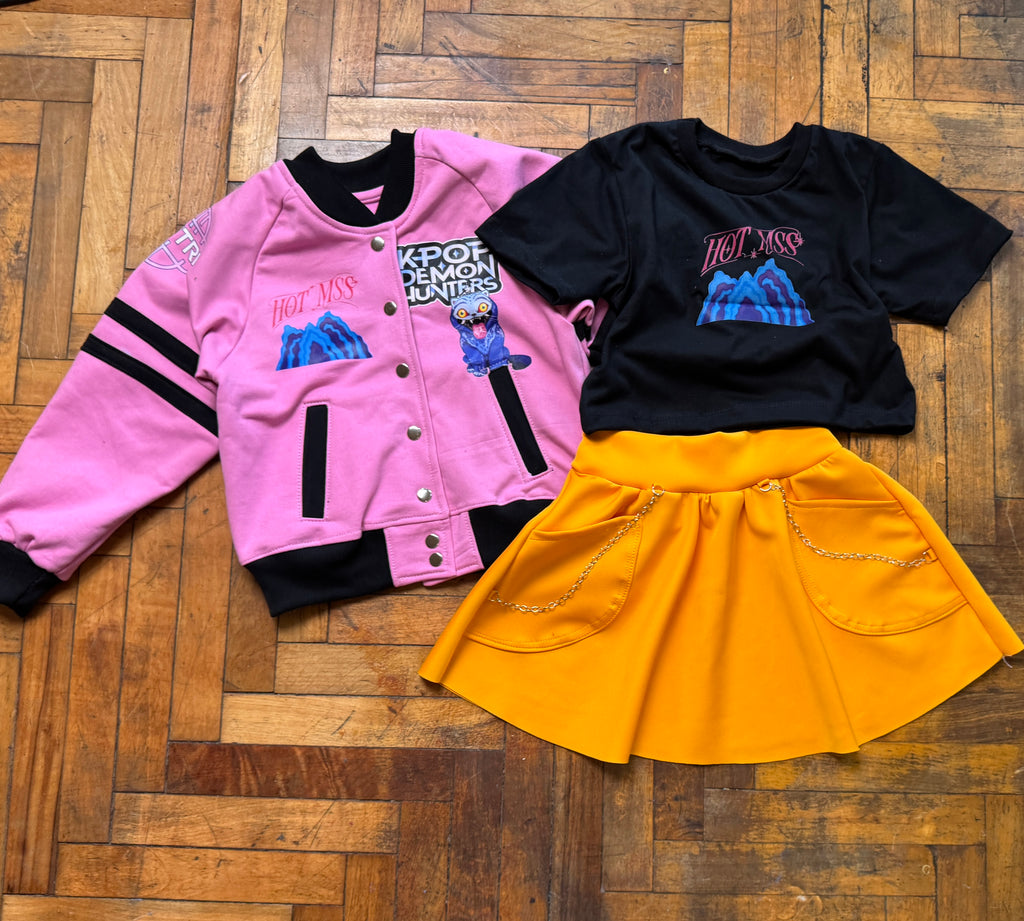 Conjunto Mira Chaqueta+Blusa+Falda/short